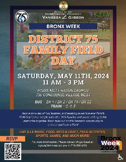 Bronx Week: D75 and Bronx Borough President Field Day 